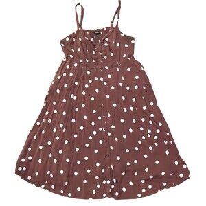 Women’s Torrid Size 1 Polka Dot Casual Dress Distressed